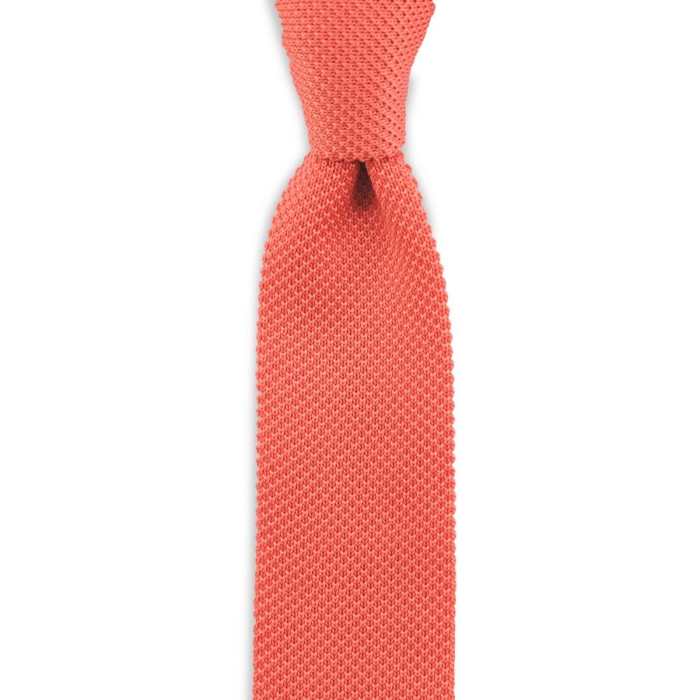 Necktie knitted coral - 1