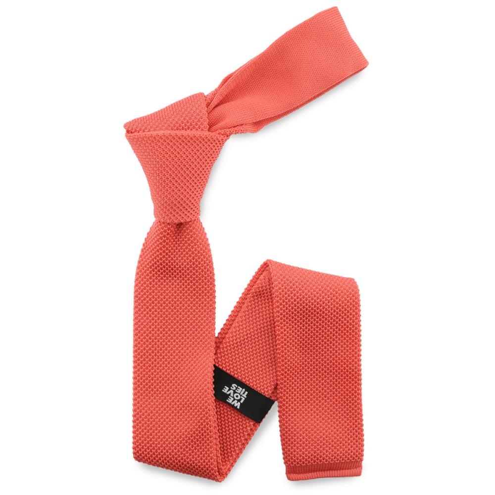Necktie knitted coral - 2