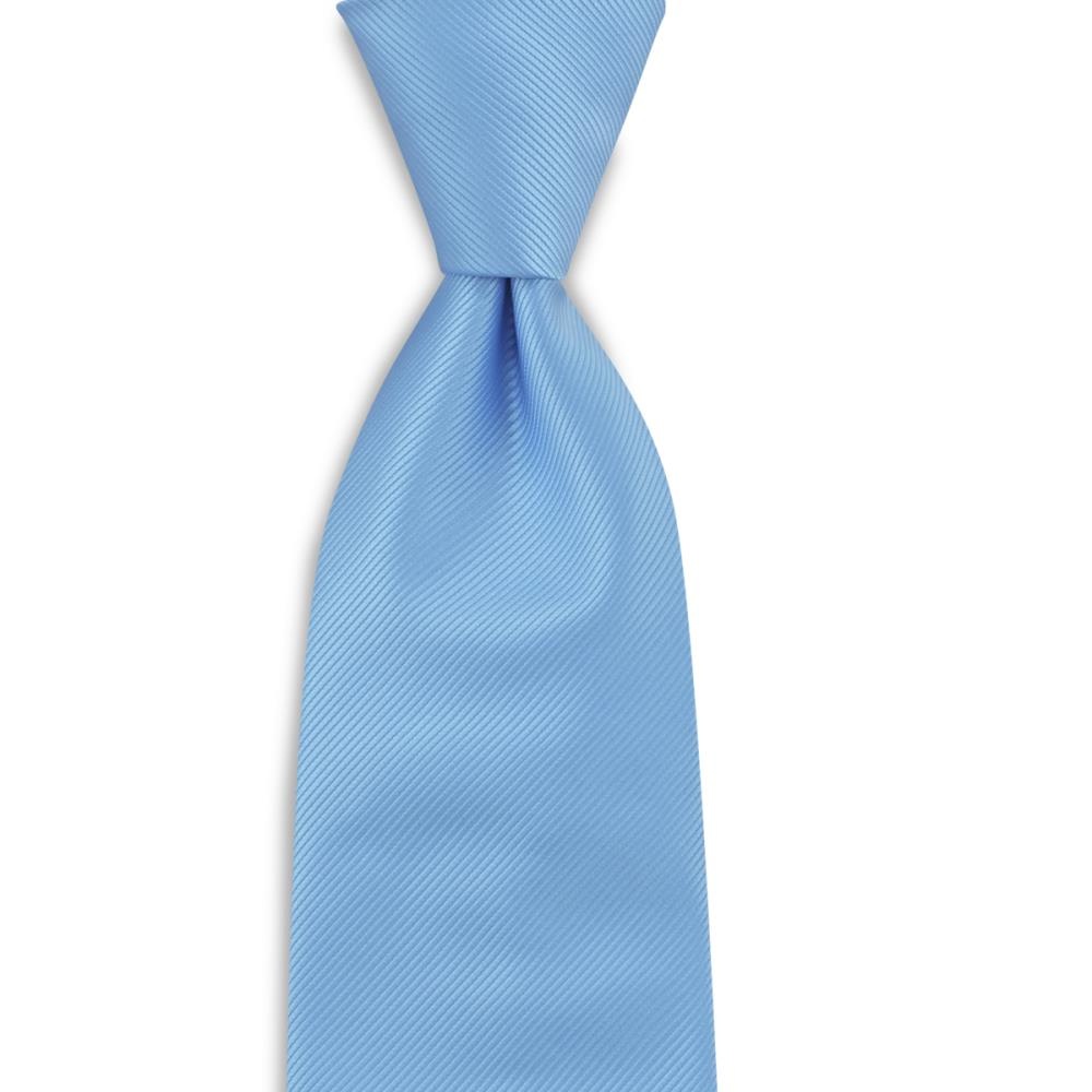 Necktie light blue repp - 1