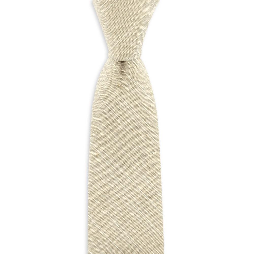 necktie Linen Love Beige - 1