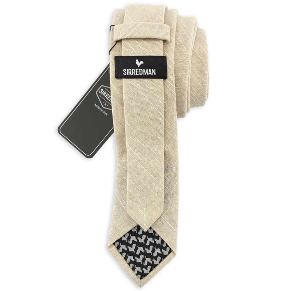necktie Linen Love Beige - 2