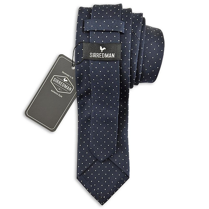 necktie Mayfair Dots Navy