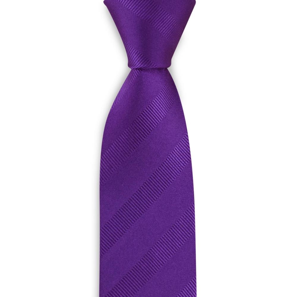 Necktie narrow purple - 1