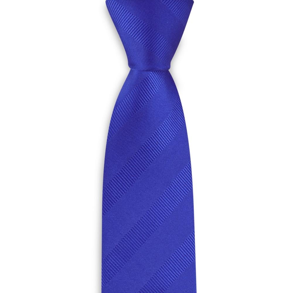 Necktie narrow royal blue - 1