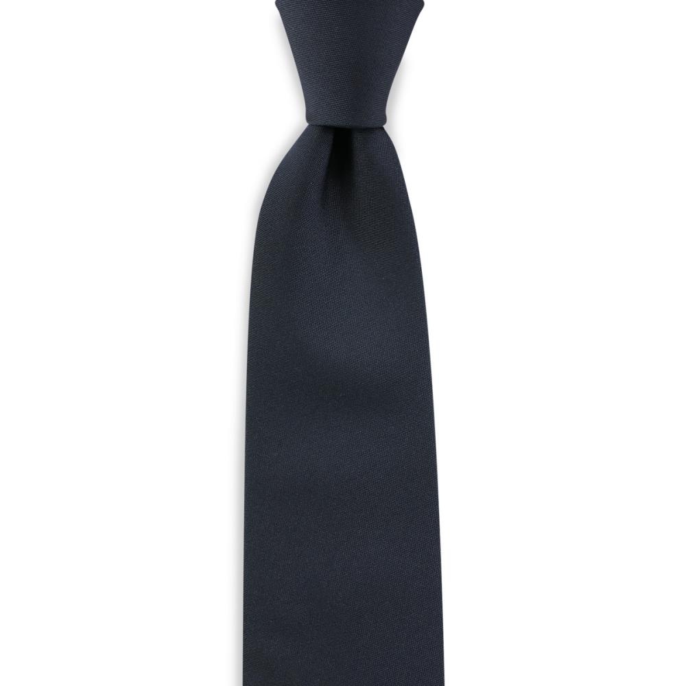 Necktie navy blue narrow - 1