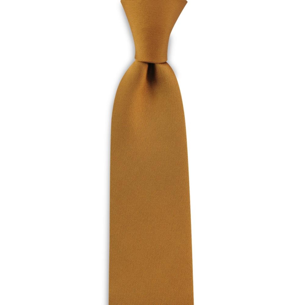 Necktie ochre narrow - 1