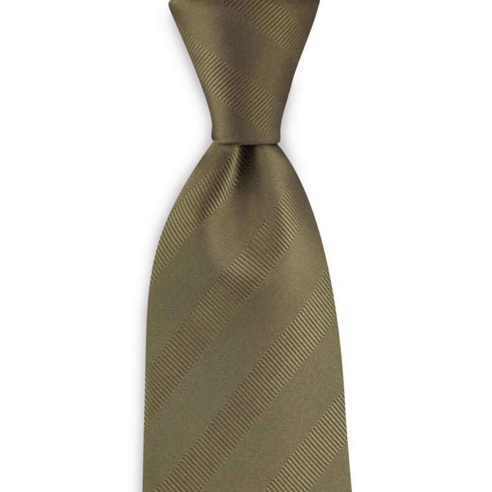 Necktie olive green - 1