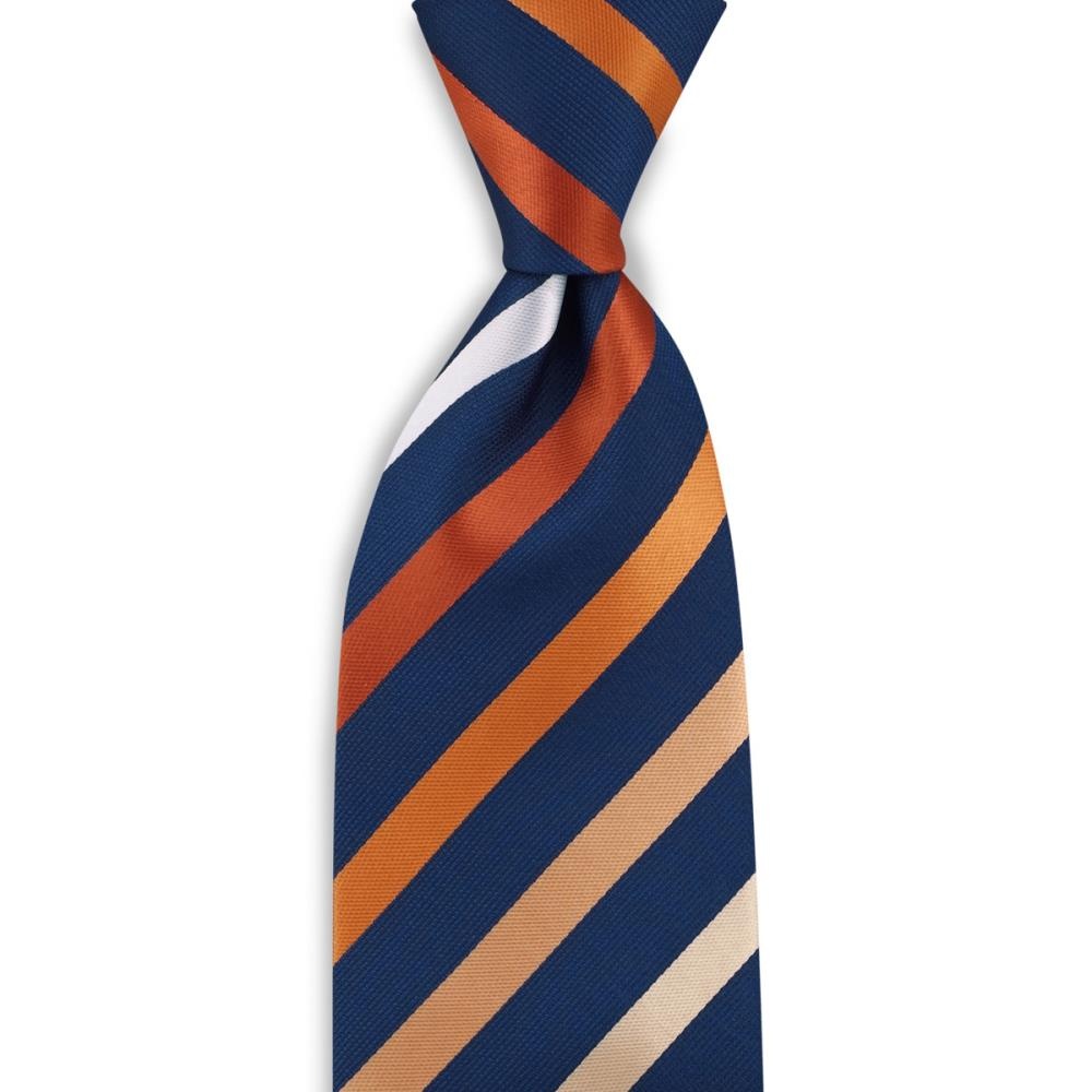 Necktie orange stripe - 1