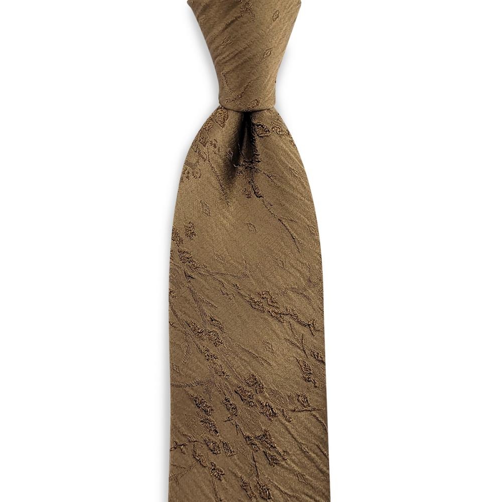 Necktie Oriental Party brown - 1
