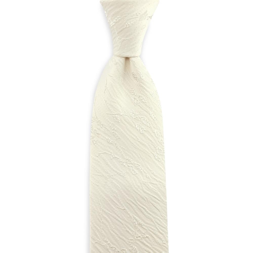 Necktie Oriental Party off white - 1