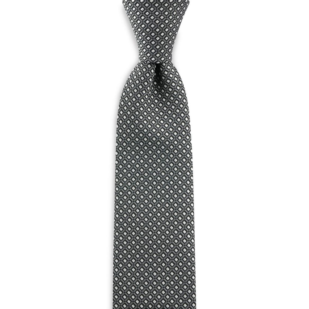 necktie pattern grey white - 1