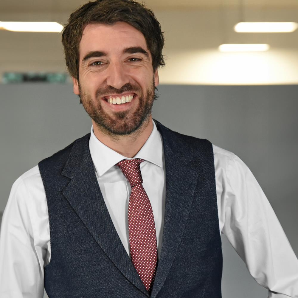 necktie pattern navy red - 1