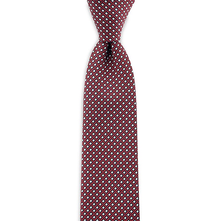 necktie pattern navy red