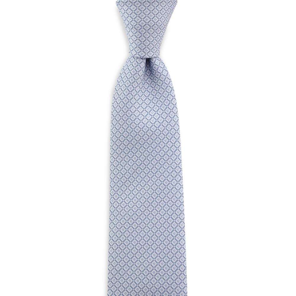Necktie pattern white light blue - 1
