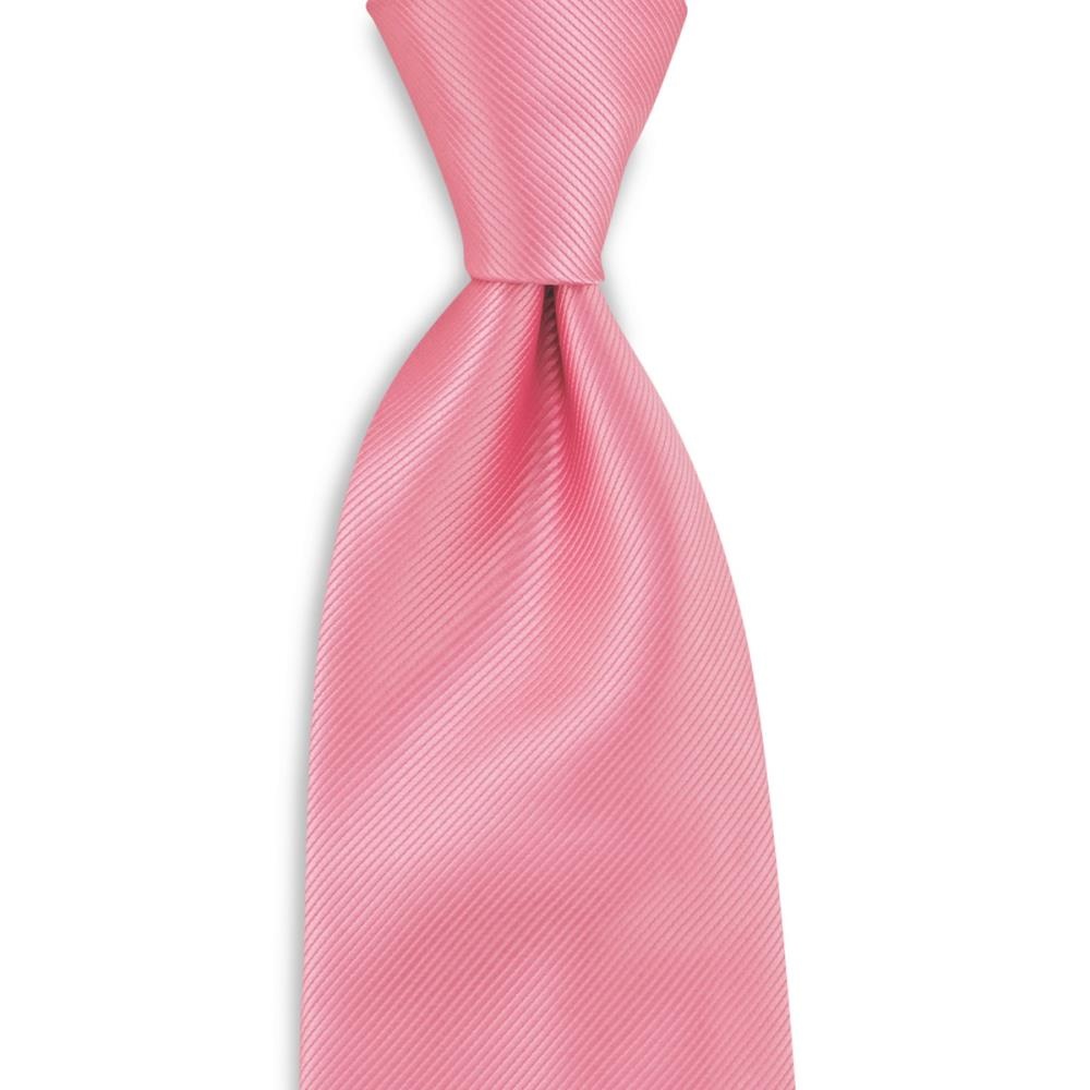 Necktie pink repp - 1