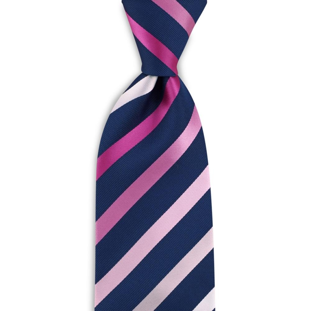 Necktie pink striped - 1