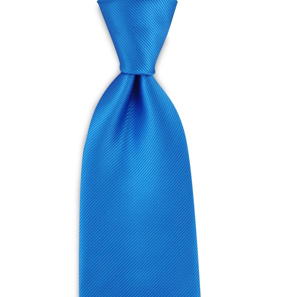 Necktie process blue repp - 1
