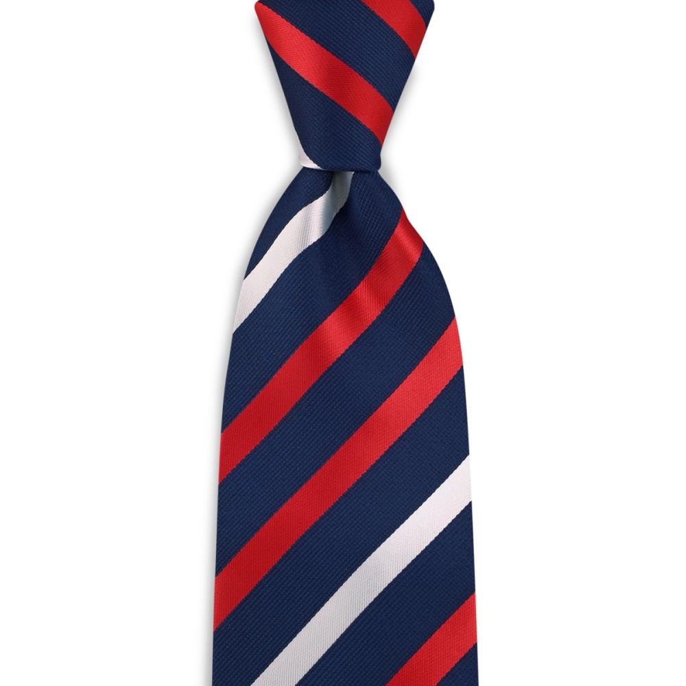 Necktie red / white / blue - 1