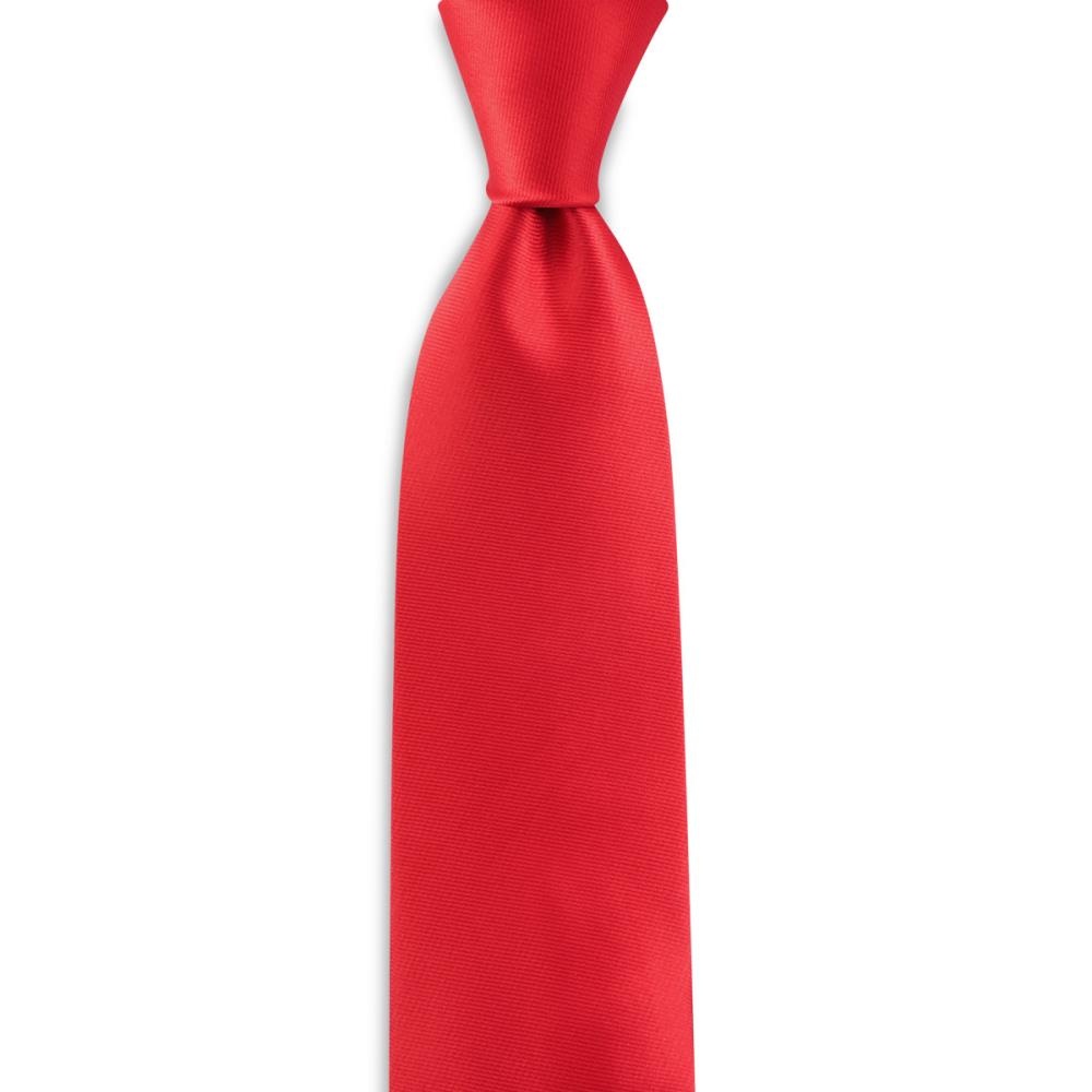 Necktie red narrow - 1