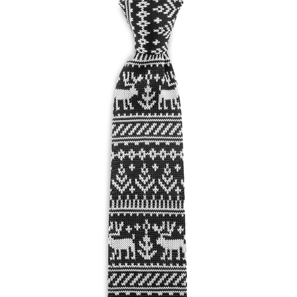 Necktie Rudolph Reindeer black - 1
