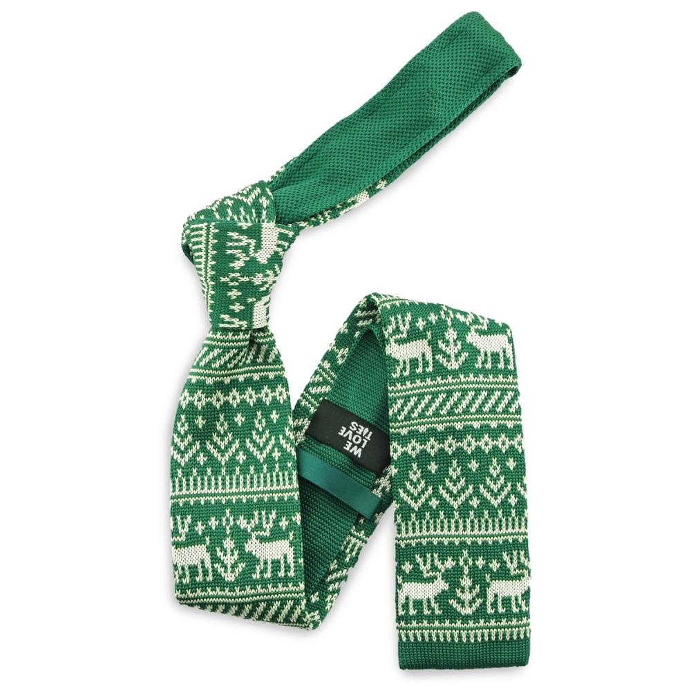 Necktie Rudolph Reindeer green - 2