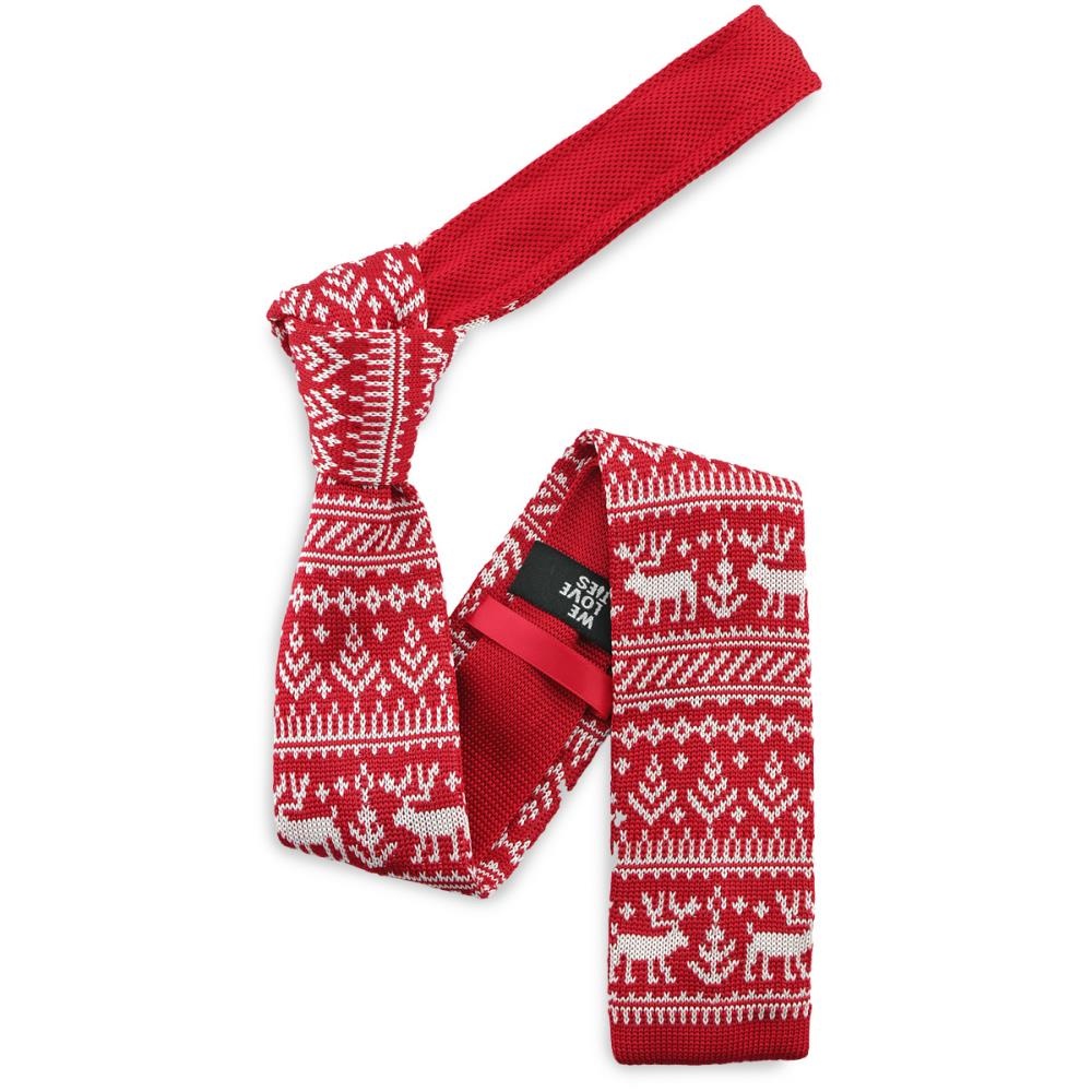 Necktie Rudolph Reindeer red - 2