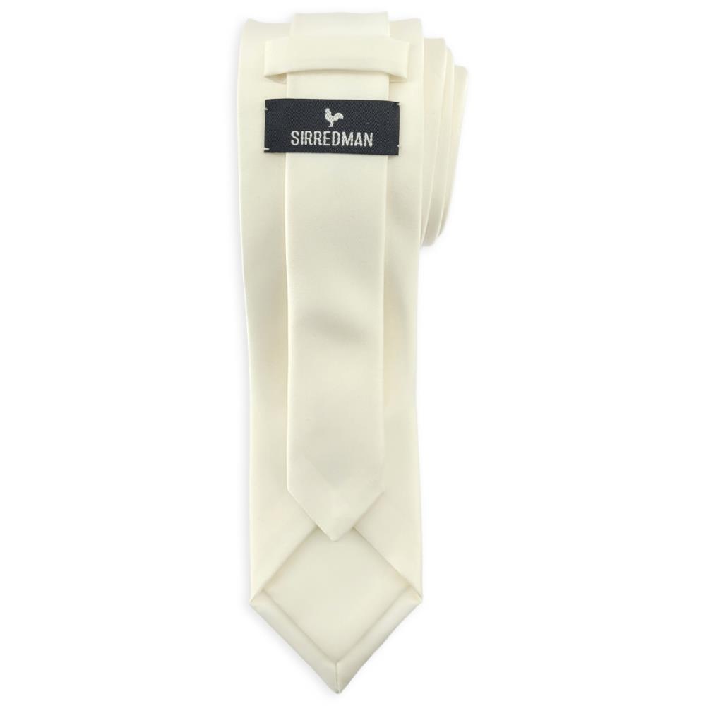 necktie Satin Grace Off-white - 3