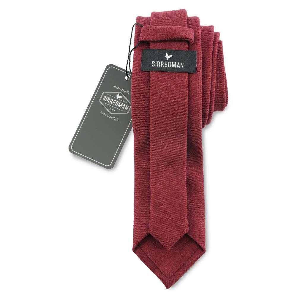 necktie Soft Touch burgundy - 3