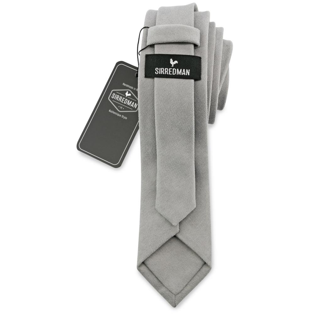 necktie Soft Touch light grey - 3
