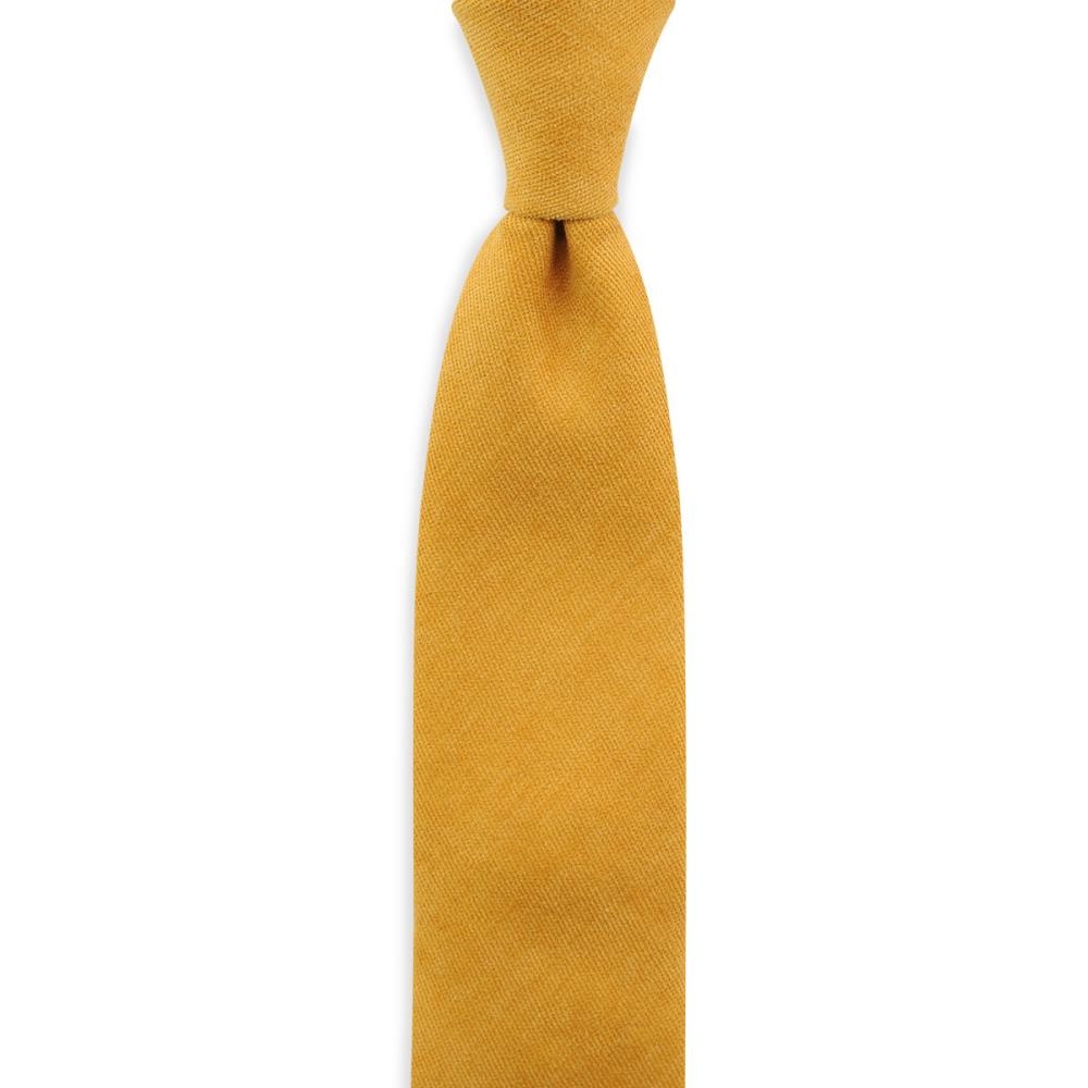 necktie Soft Touch ochre - 1