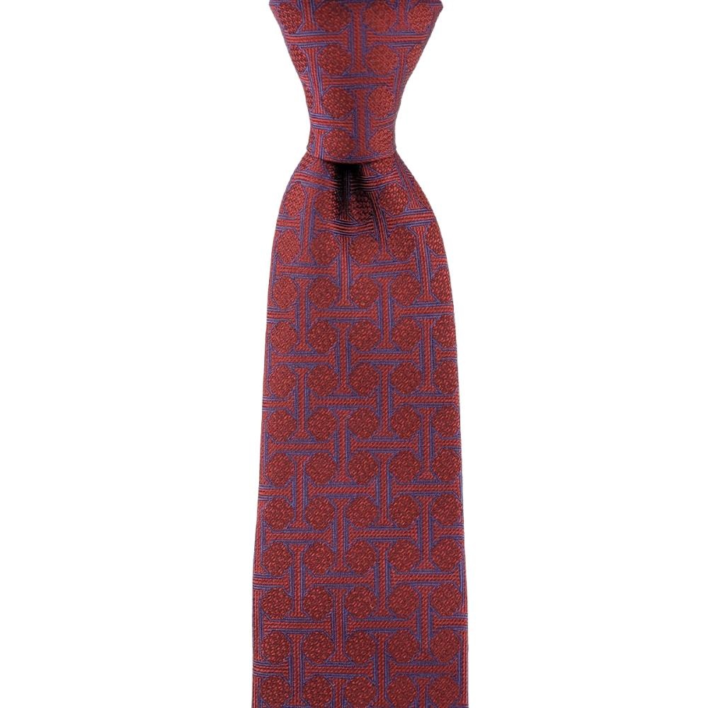 necktie Sottile Bordeaux - 1