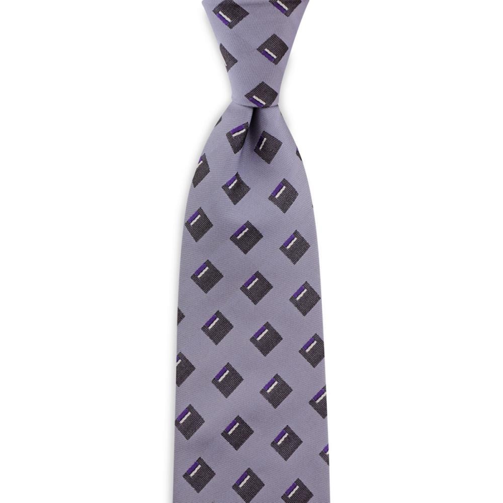 Necktie Tompson Square lilac - 1