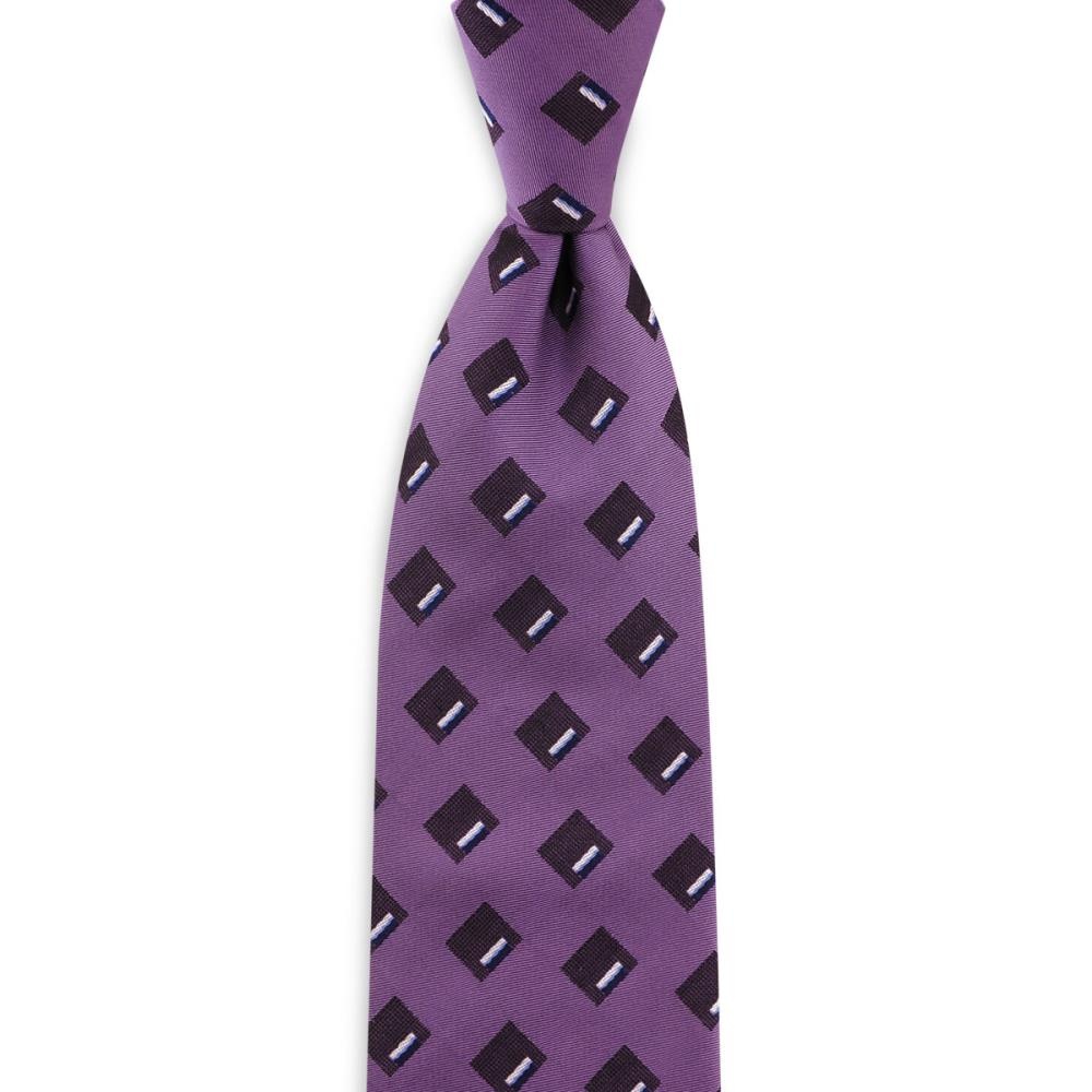 Necktie Tompson Square purple - 1