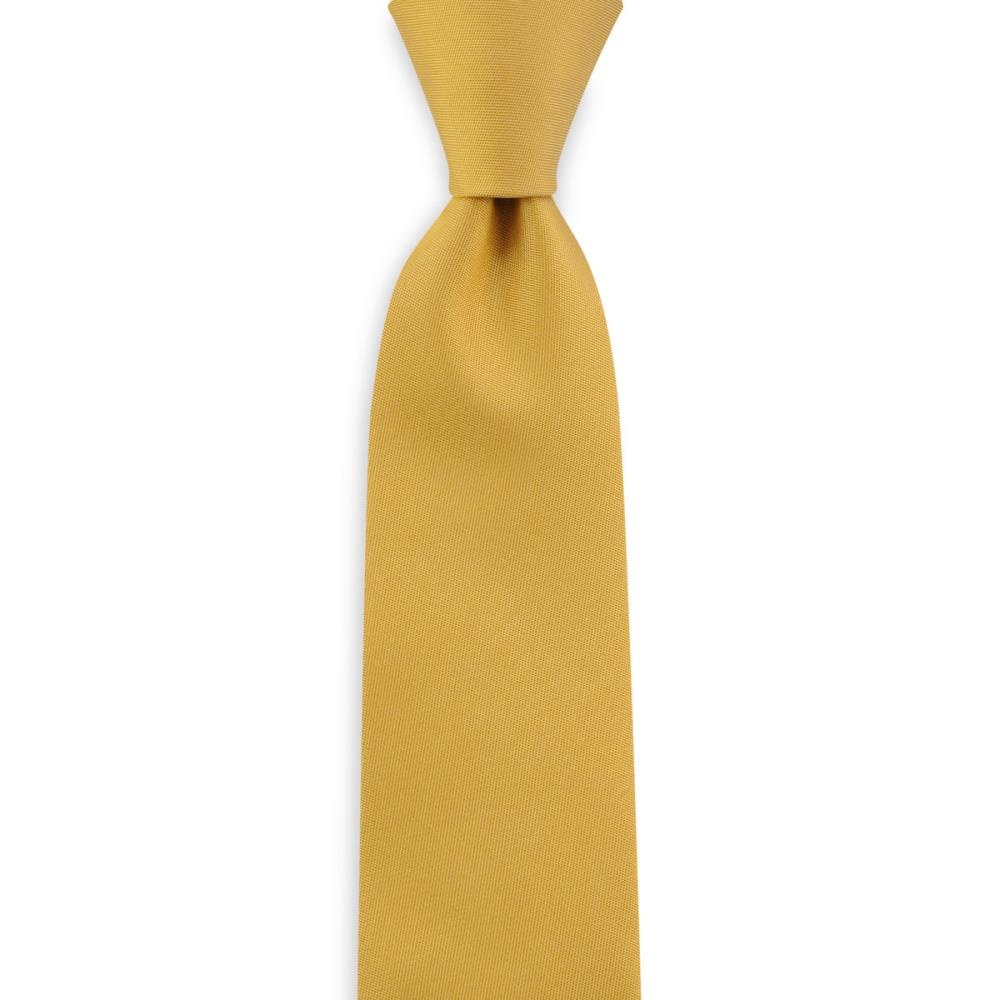 Necktie yellow narrow - 1