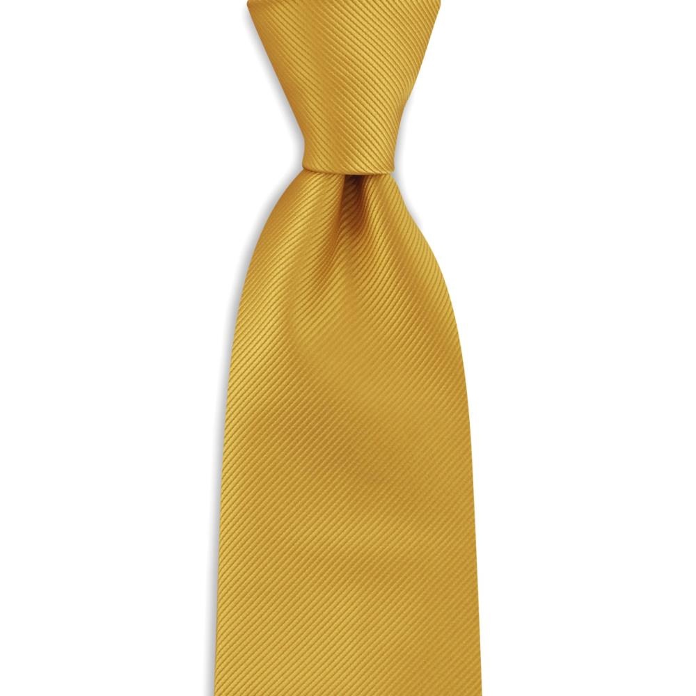 necktie yellow repp - 1