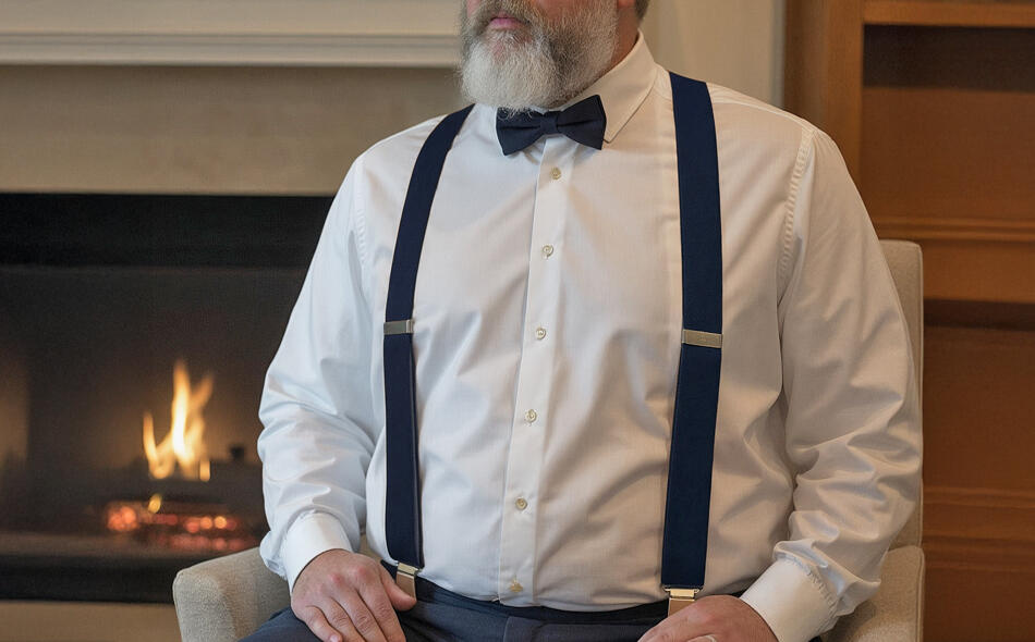 <p><i>Sir Redman XL: Suspenders that really fit</i></p>