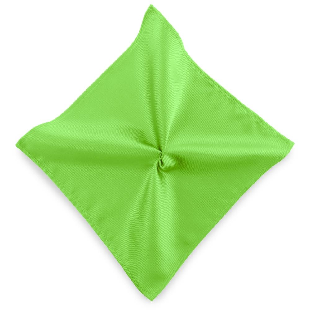 Pocket square apple green repp - 1