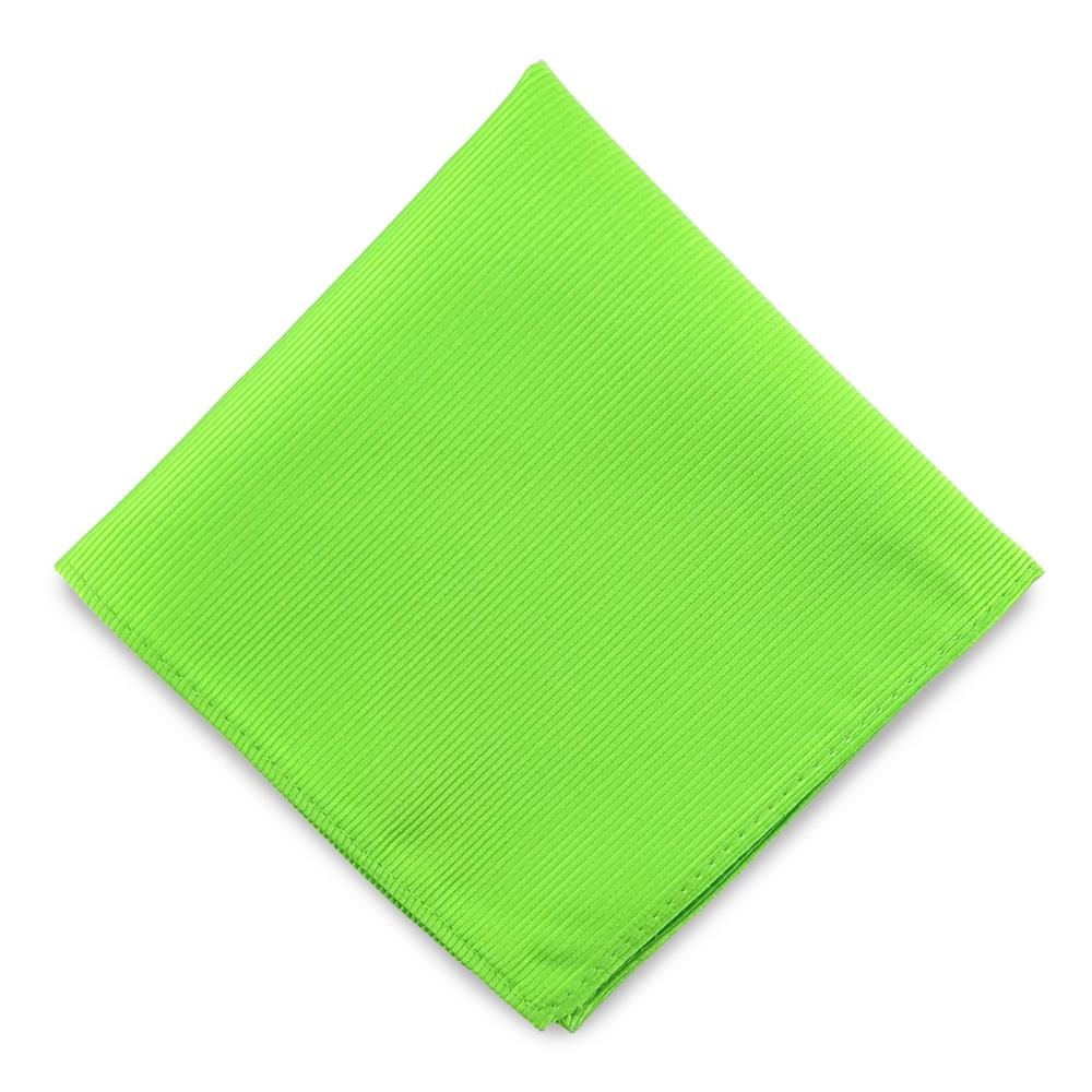 Pocket square apple green repp - 2
