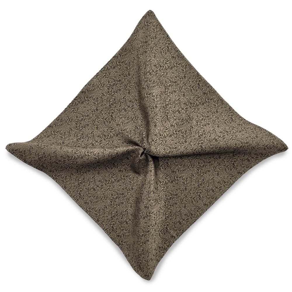pocket square Bart Barocco taupe - 1