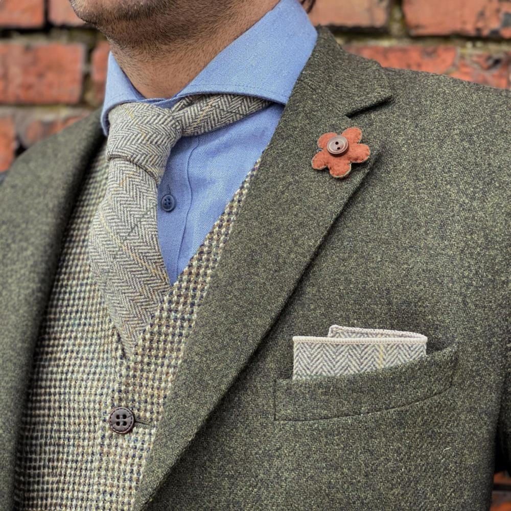 pocket square Christian Tweed - 3