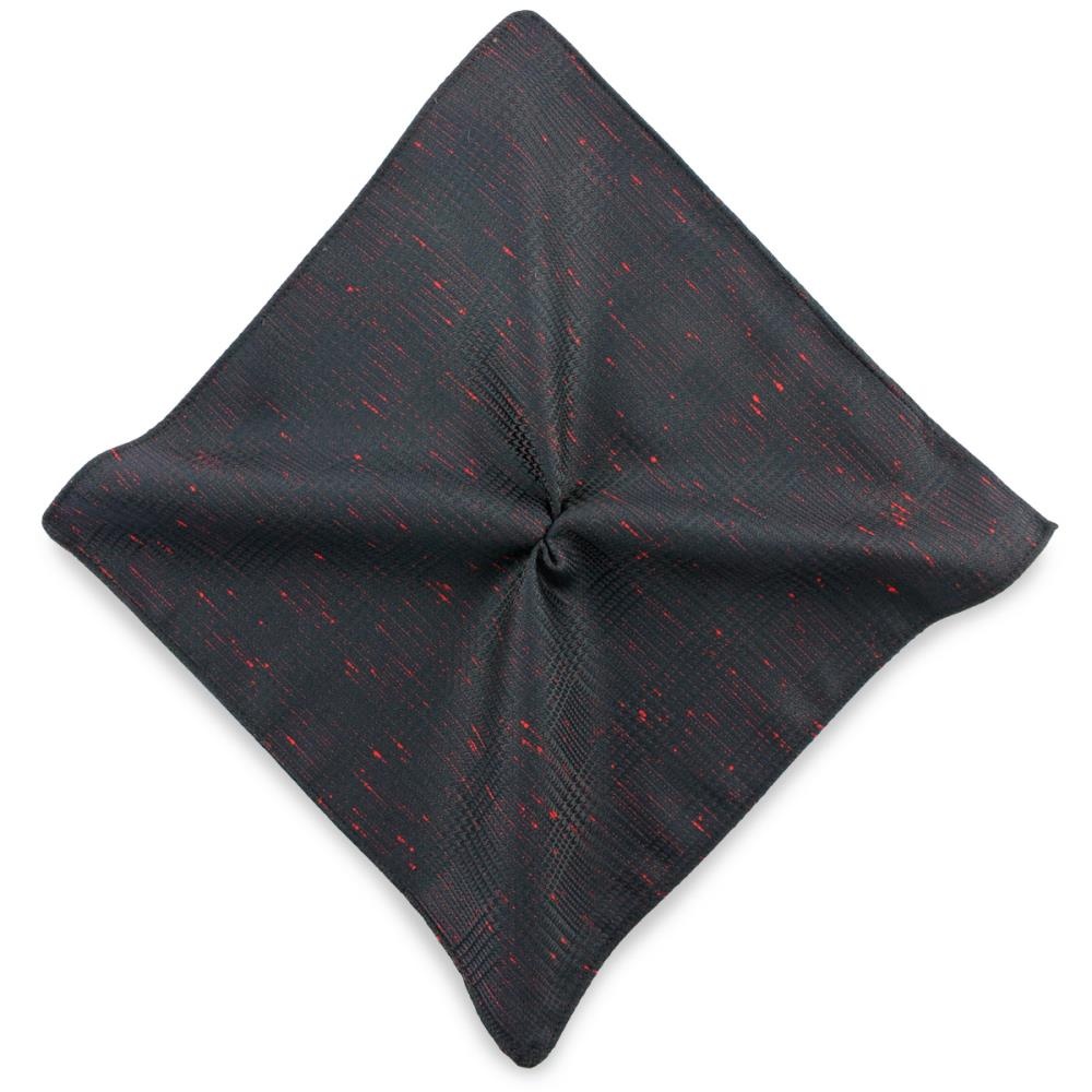 pocket square Collin Check navy - 1