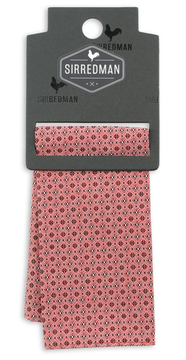 pocket square Cortese Classico rosa vintage - 2
