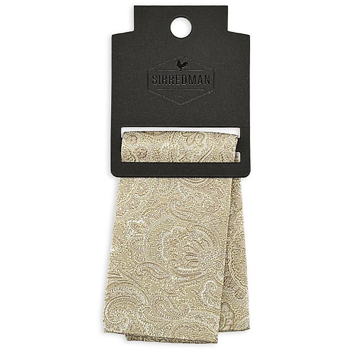 pocket square Eternal Paisley Beige
