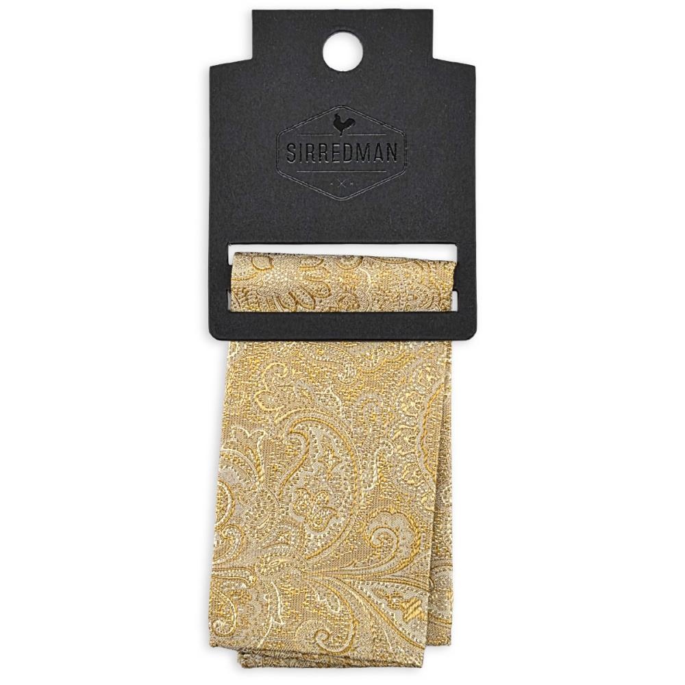 pocket square Eternal Paisley Yellow - 2