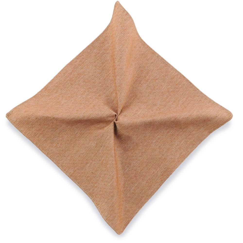 pocket square Festa Fortuna terracotta - 1