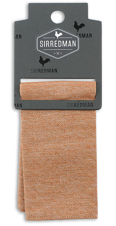 pocket square Festa Fortuna terracotta