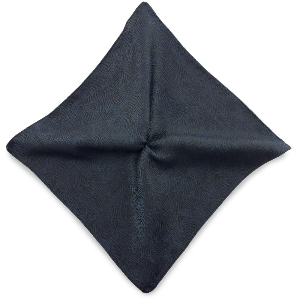 pocket square Festive Leaves dark navy - 1