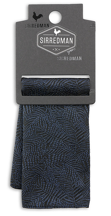pocket square Festive Leaves dark navy