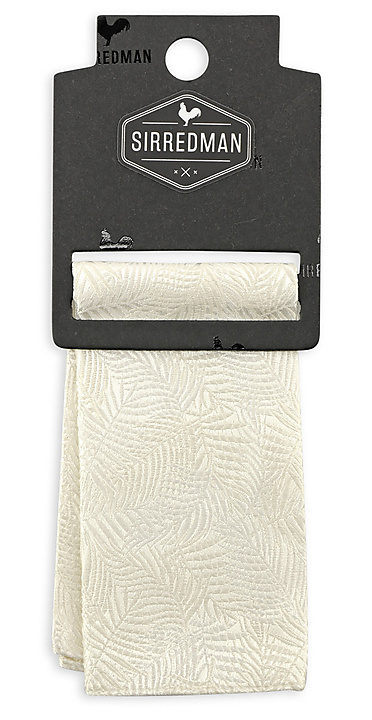 pocket square Festive Leaves off-white