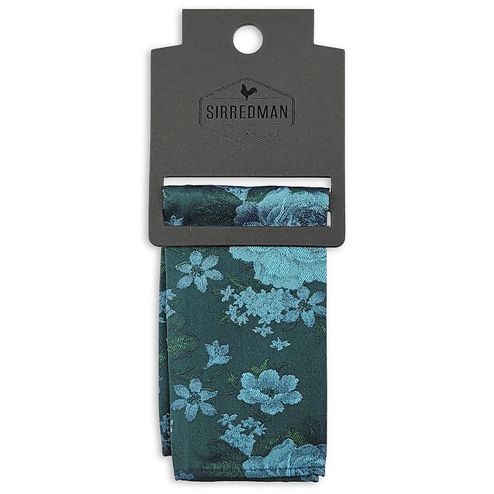 pocket square Fiore Emerald